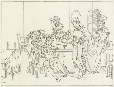 Illustrasjon for Goethes Faust av Friedrich August Moritz Retzsch