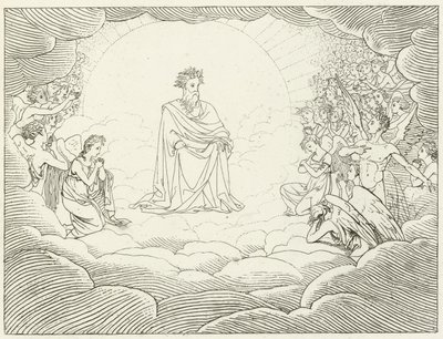 Illustrasjon for Goethes Faust av Friedrich August Moritz Retzsch