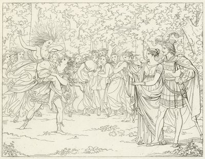 Illustrasjon for Goethes Faust av Friedrich August Moritz Retzsch