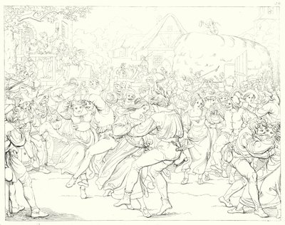 Illustrasjon for Schillers Lied von der Glocke, eller The Song Of The Bell (gravering) av Friedrich August Moritz Retzsch