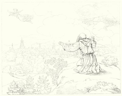 Illustrasjon for Schillers Lied von der Glocke, eller The Song Of The Bell (gravering) av Friedrich August Moritz Retzsch