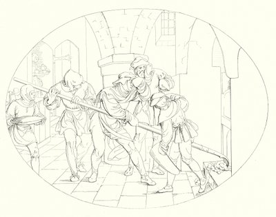 Illustrasjon for Schillers Lied von der Glocke, eller The Song Of The Bell (gravering) av Friedrich August Moritz Retzsch