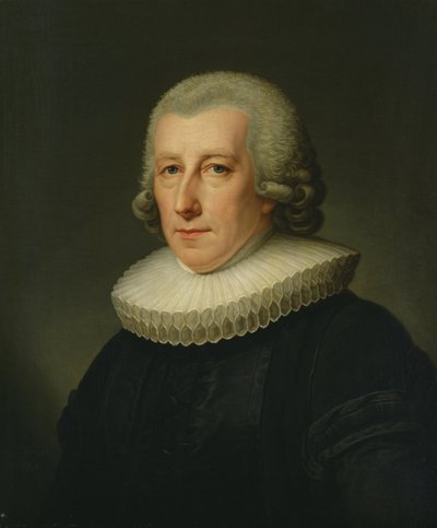 Portrett av pastor Johann Bernhard Klefeker av Friedrich Carl Groger