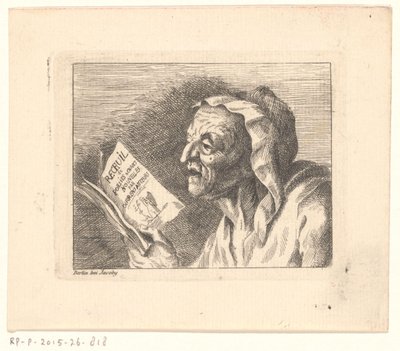 Byste av en gammel kvinne med en sangbok i hendene av Friedrich Christian Gottlieb Geyser (possibly)