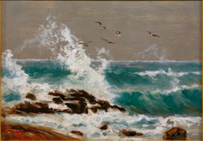Østvindsurfing på Arran av Friedrich Ernst Morgenstern