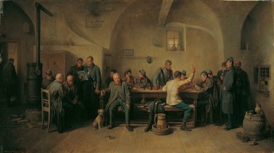 Soldater i kantina av Friedrich Friedländer Ritter von Malheim