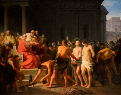 Brutus dømte sønnene sine til døden av Friedrich Heinrich Fuger