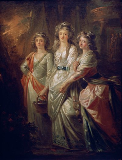 Grevinnene Elisabeth, Christiane og Marie Karoline von Thun av Friedrich Heinrich Fuger