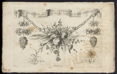 Annen ny festong av blomster og frukt av Friedrich Jacob Morisson