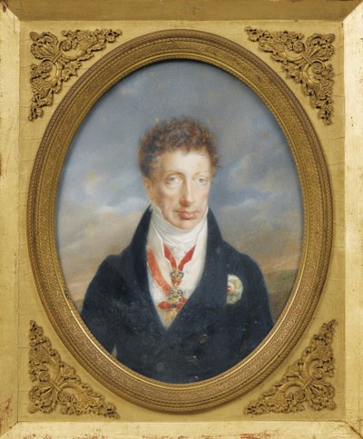 Erkehertug Karl av Østerrike 1771-1847, hertug av Teschen, ca. 1823 av Friedrich Johan Gottlieb Lieder