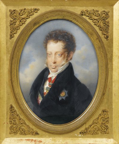 Erkehertug Ludvig av Østerrike 1784-1864, ca. 1823 av Friedrich Johan Gottlieb Lieder