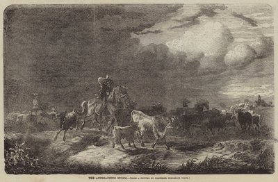 Stormen som nærmer seg av Friedrich Johann Voltz
