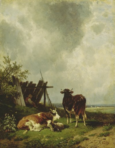 Kuene, 1800-tallet av Friedrich Johann Voltz