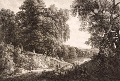 skoglandskap av Friedrich Loos