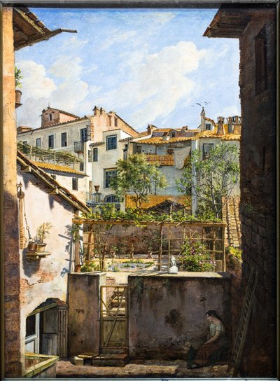 Italienske bakgårder av Friedrich Moosbrugger