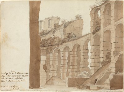 Et hjørne av Colosseum av Friedrich Olivier