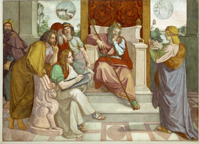 Josef av Egypt og Potifar, egyptisk embetsmann av Friedrich Overbeck