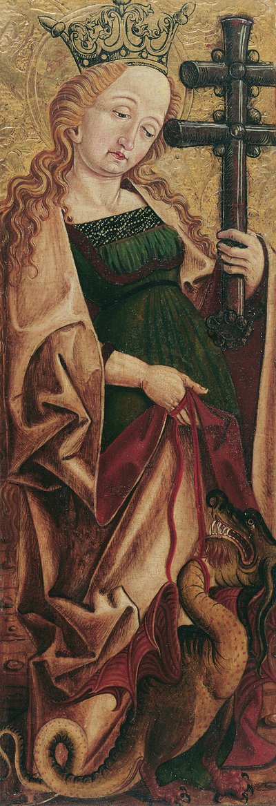 St. Margaret (inne) og St. Panthaleon (utenfor) av Friedrich Pacher (Umkreis)