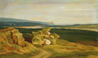 Landskap med solhatter, 1825 av Friedrich Philipp Reinhold