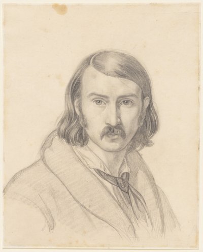 Selvportrett, 1838. av Friedrich Preller