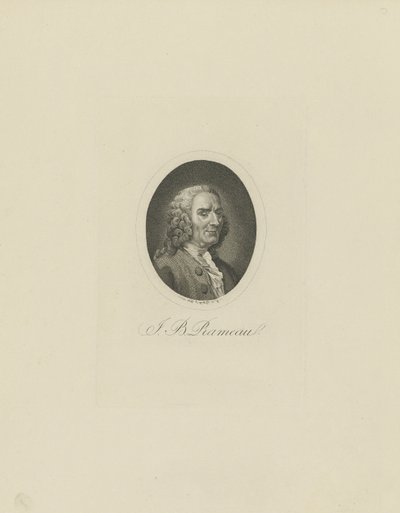 Portrett av komponisten Jean-Philippe Rameau 1683-1764, 1802. av Friedrich Wilhelm Bollinger