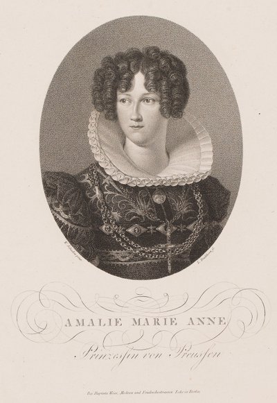 Prinsesse Marianne av Preussen 1785-1846, etter 1812. av Friedrich Wilhelm von Schadow
