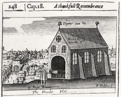 Et takknemlig minne om Powder Plot, 5. november 1605 av Friedrich van Hulsen