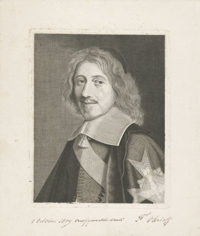 Portrett av kansler Michel Le Tellier av Frits Ohrloff (signed by artist)