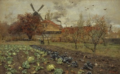 Utsikt over Amerikavej i København av Frits Thaulow
