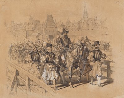 Velkomst av en prins av borgermesteren og innbyggerregimentet i Wien av Fritz L