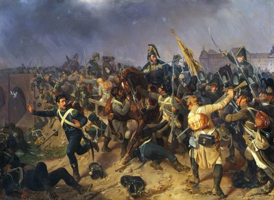 Episode fra møtet nær Znaim 1809 av Fritz L