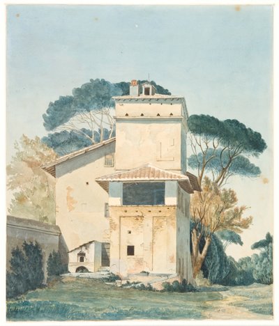 Raffaels atelier i Villa Borgheses har. Rom av Fritz Petzholdt