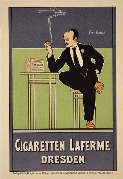 Reproduksjon av en plakat som reklamerer for 