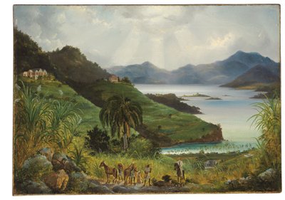 Cruz Bay; Cinnamon Bay, Dansk Vestindia (De amerikanske jomfruøyene) av Fritz Siegfried Georg Melbye