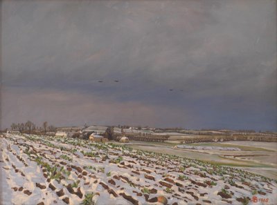 Tidlig snø av Fritz Syberg