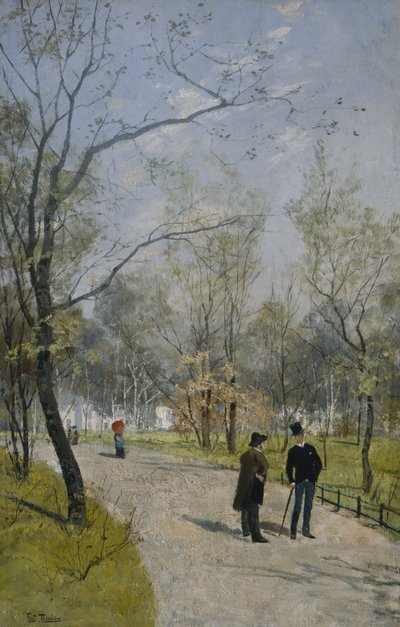 Fra Royal Garden (olje på lerret) av Fritz Thaulow
