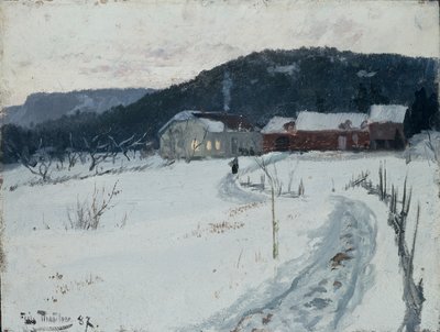 Grini, Upper Maja Farm av Fritz Thaulow
