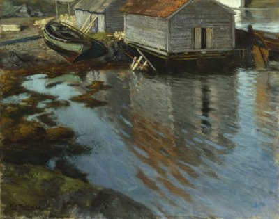 Ingen tittel skrevet på diasene av Fritz Thaulow