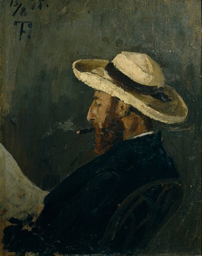 Portrett av Fredrik Collett av Fritz Thaulow