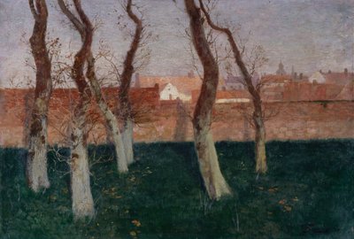 The Walled Garden, 1893 av Frits Thaulow
