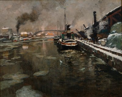 Uten tittel, ca. 1902 (olje på lerret) av Fritz Thaulow
