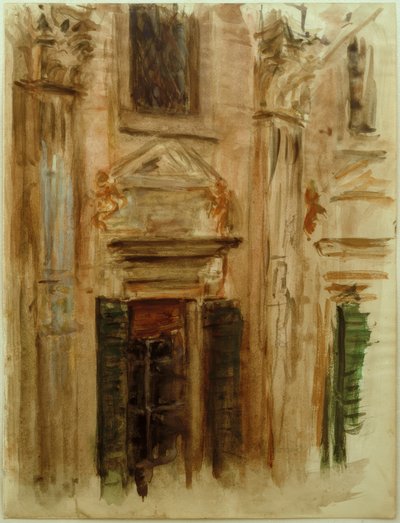 Architekturstudium av Fritz von Uhde