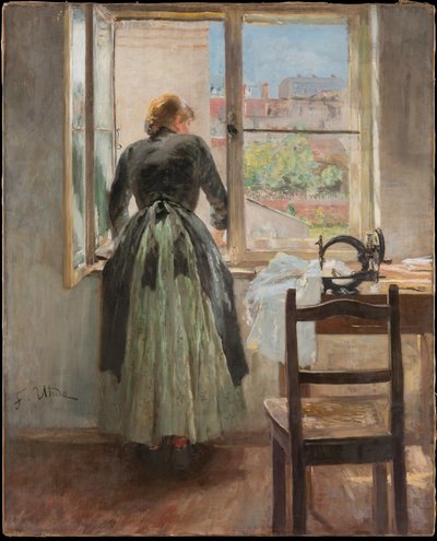 Ved vinduet av Fritz von Uhde