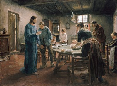 Bønn før måltidet av Fritz von Uhde