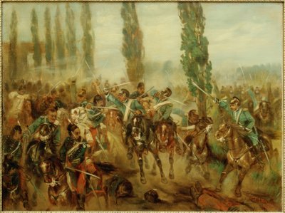 Slaget ved Buzancy av Fritz von Uhde