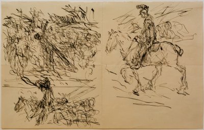 Studier om "Golgata" av Fritz von Uhde