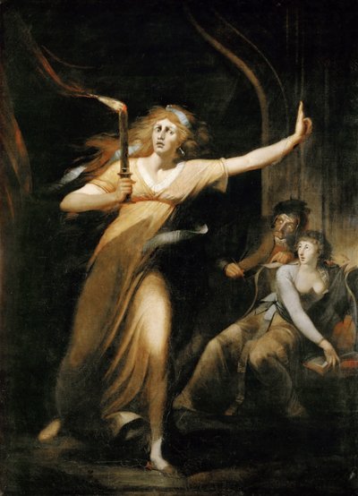 Lady Macbeth går i søvne av Füssli