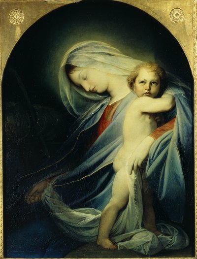 Hvil på flukten til Egypt, 1838 av Fyodor Antonovich Bruni