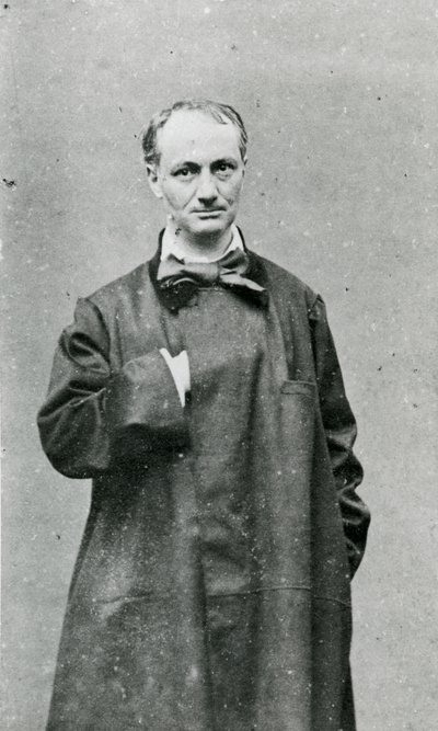 Charles Baudelaire (1821-67) (s/hvitt-bilde) av G.M. Lege