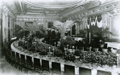 Metropolitan Club interiør av G.P. Hall und Sohn